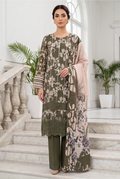 Intricate Embroidered Unstitched 3 Piece Dress with Statement Dupatta – Luxury Party Wear