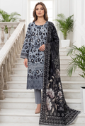 Graceful Embroidered Chiffon Unstitched Suit 3 Piece with Embellished Dupatta – Party & Wedding Wear